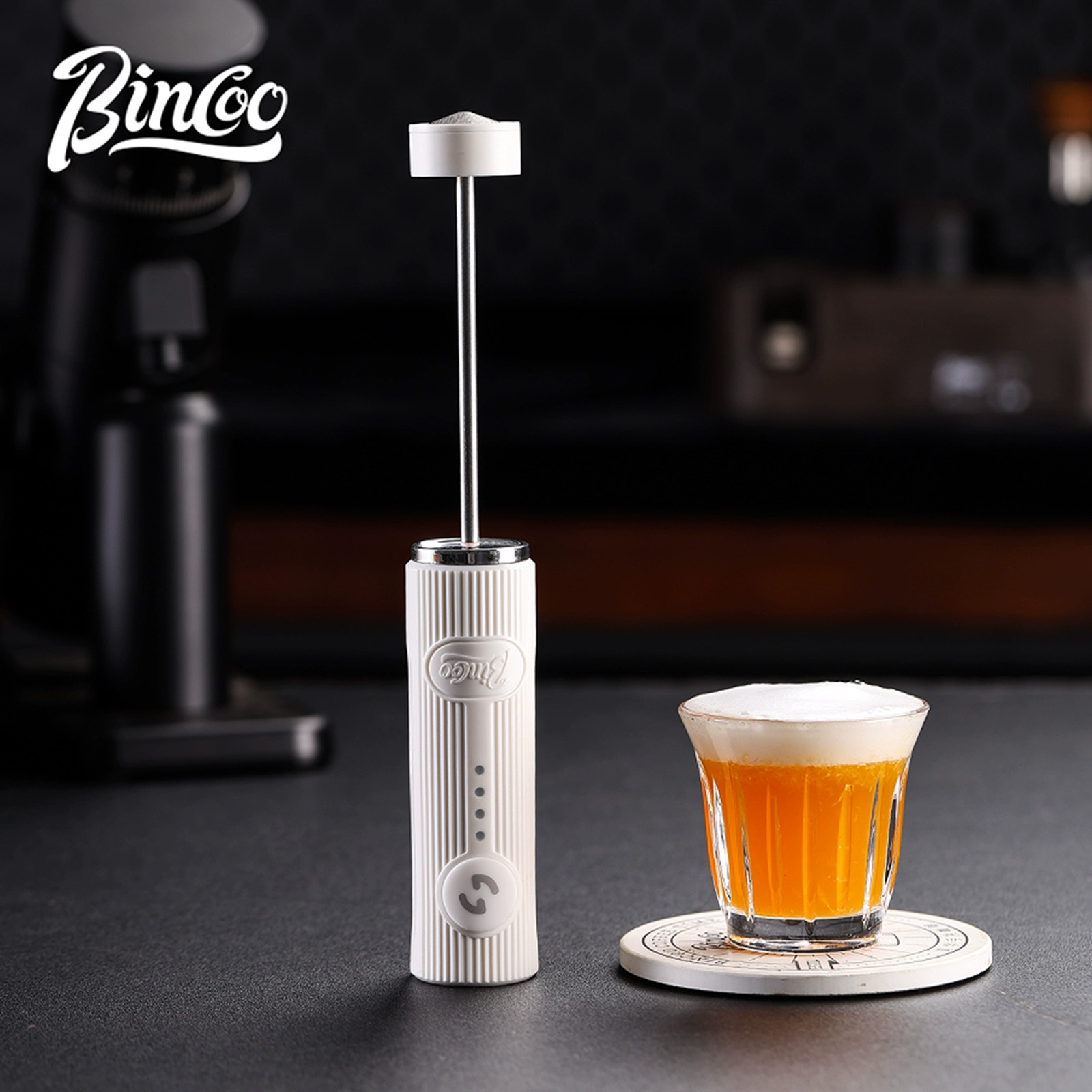 Home Barista - Bincoo ใหม่นม Foamer กาแฟปัด Mixer เครื่องปั่นไฟฟ้าไข่