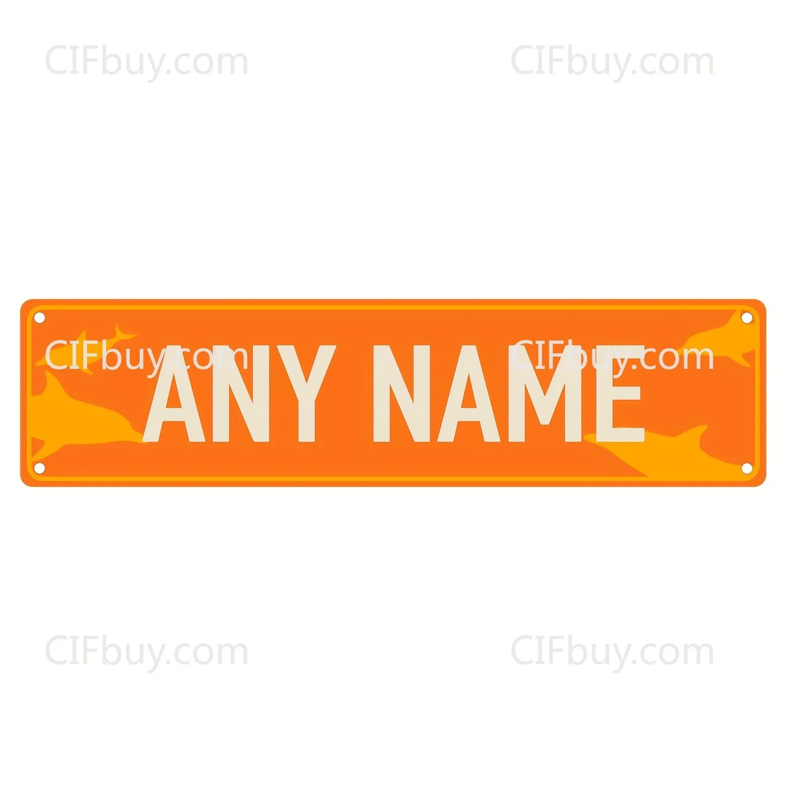 Home Bar Cafe - CIFbuy ป้ายโลโก้โลหะรูปโลมารูปแบบ 2D แบบปรับแต่งได้ สำหรับตกแต่งบาร์ คาเฟ่