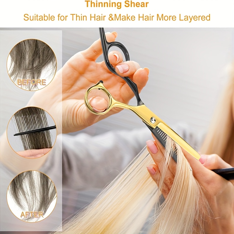 ชุดกรรไกรตัดผมสแตนเลสแบบมืออาช - Home Barbershop บทวิจารณ์และราคา