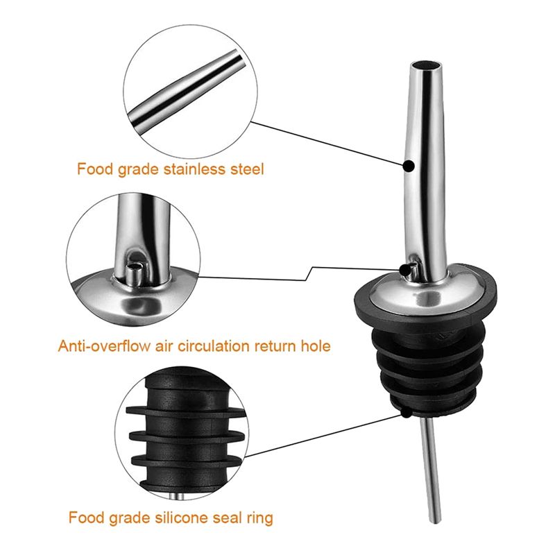 ชุดหัวเทสแตนเลส 60 ชิ้น หัวเทแ - Speed Pourer Cap บทวิจารณ์และราคา