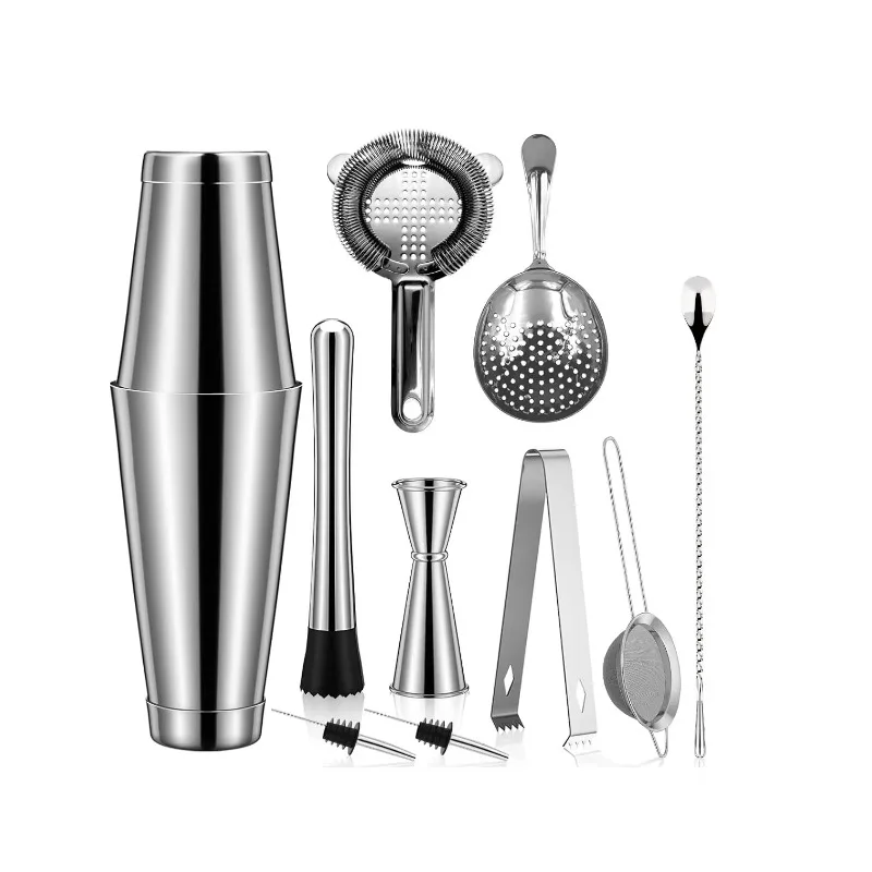 ชุดอุปกรณ์บาร์เทนเดอร์แบบกำหนด - Boston Shaker Set บทวิจารณ์และราคา