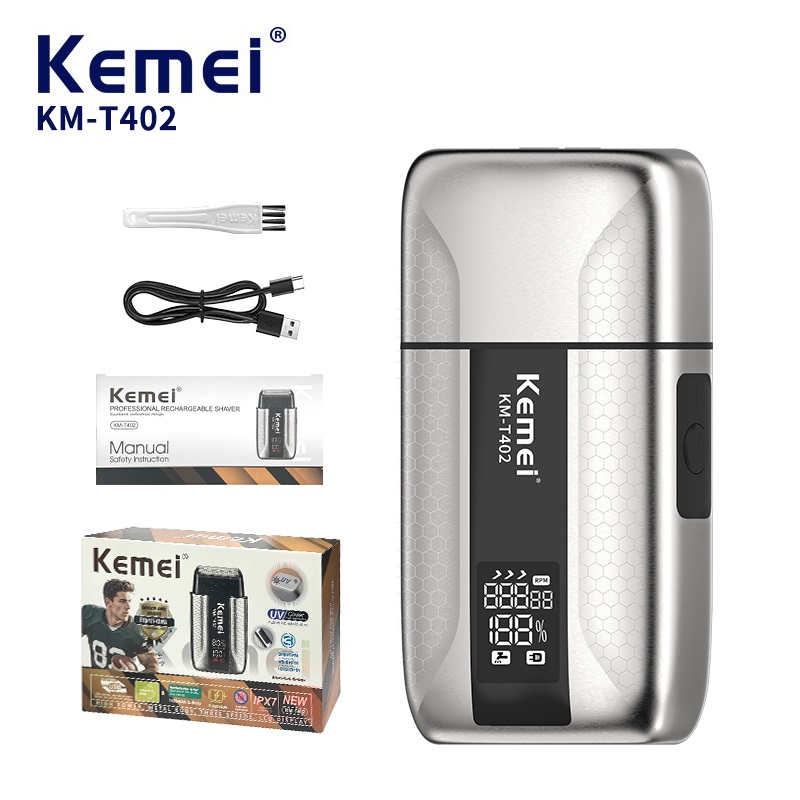 เครื่องโกนหนวด Kemei T402 สำหร - Speed Pourer Cap บทวิจารณ์และราคา