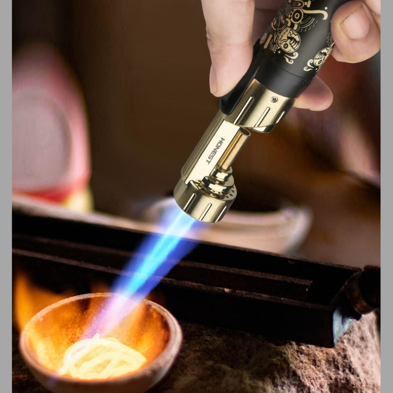 ไฟแช็คพ่นไฟแบบพกพา ทนลม ทนความ - Smoking Gun Kit บทวิจารณ์และราคา
