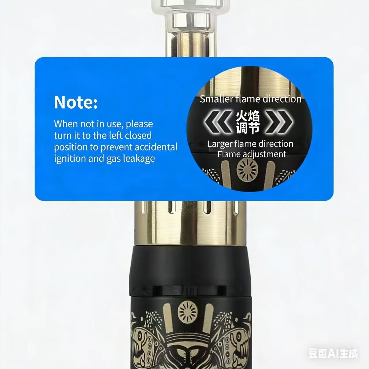 ไฟแช็คพ่นไฟแบบพกพา ทนลม ทนความ - Smoking Gun Kit บทวิจารณ์และราคา