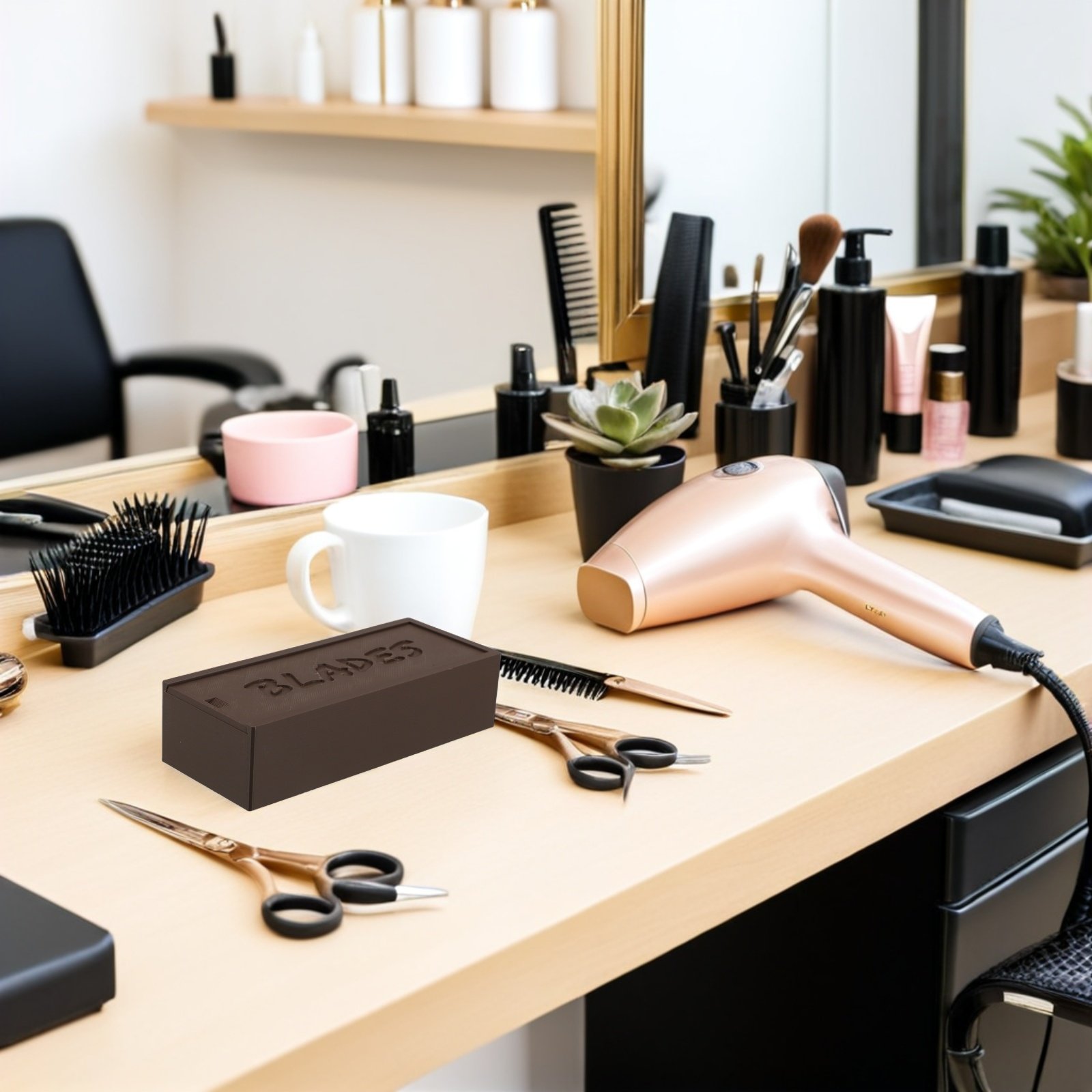 กล่องเก็บใบมีดปัตตาเลี่ยนแบบสอ - Home Barber บทวิจารณ์และราคา